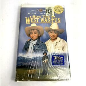 NEW Sealed Clamshell Mary-Kate Ashley Olsen Twins How the West Was Fun VHS Video